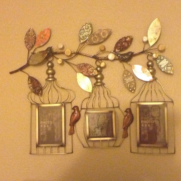 Triple bird picture decor