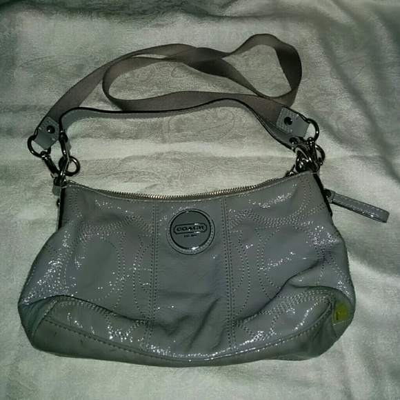 Coach leather sling back purse