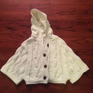 American rag crop hooded sweater.