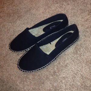 Black espadrilles