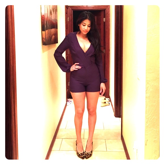 Purple romper from ARK & CO