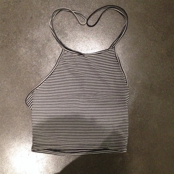 Brandy Melville striped Sochi halter