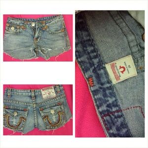 True Religion Jean Shorts