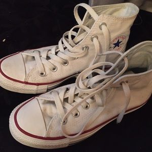 White High top Converse