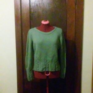 Cute olive green oversized sweater