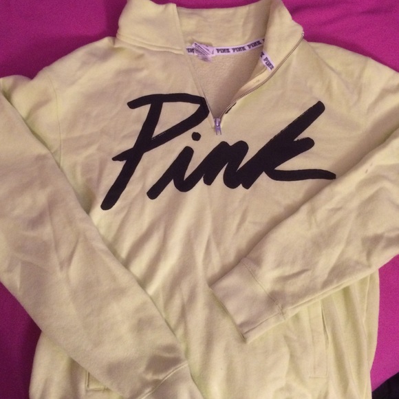 VS PINK XS neon zip up
