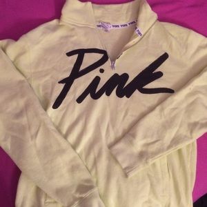VS PINK XS neon zip up
