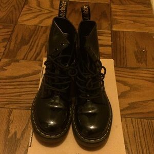 Patent Leather 1460 W Dr. Marten Boots