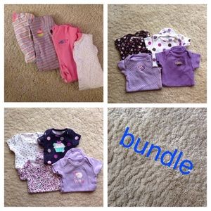Newborn sleepers & onesies bundle