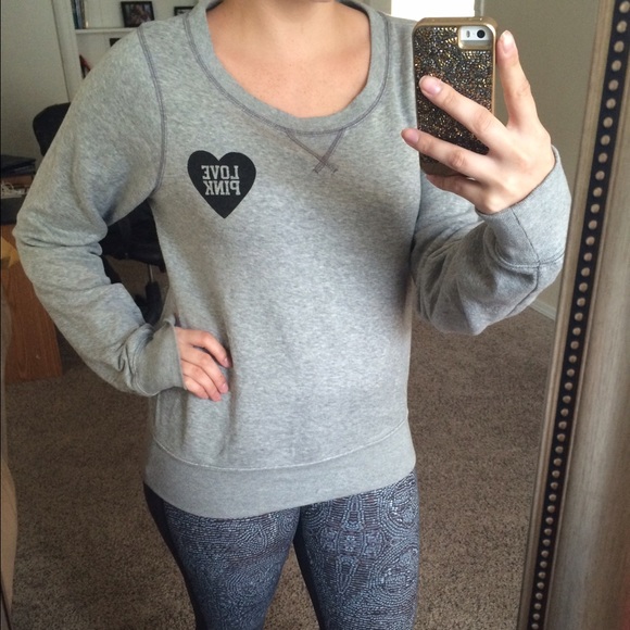 PINK Victoria's Secret Outerwear - Victoria's Secret PINK Crewneck