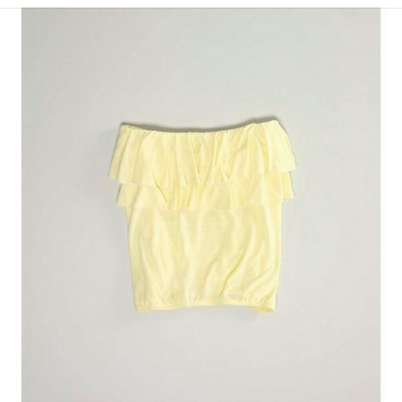 🔶yellow tube top🔶