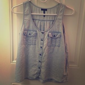 Denim Tank Top
