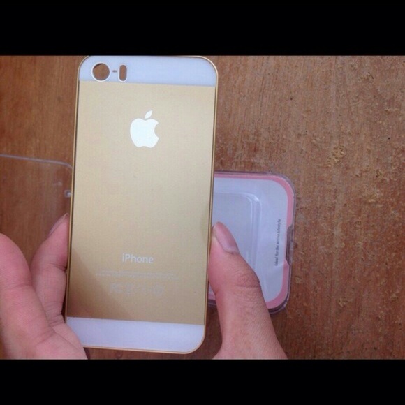 IPhone 5/5s golden style case