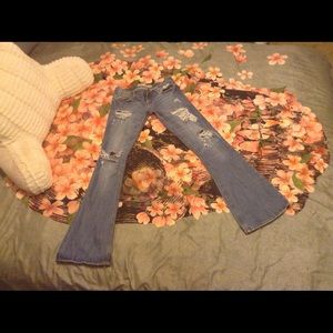 Hollister jeans 0R factory destroyed