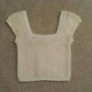 Sweater crop top