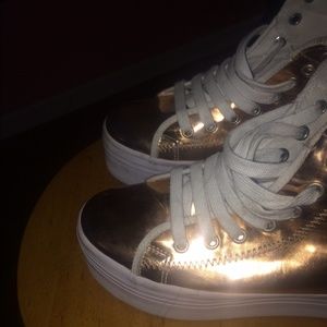 High Top Disco Sneakers