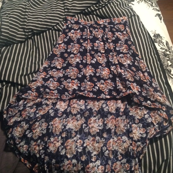High low lace skirt