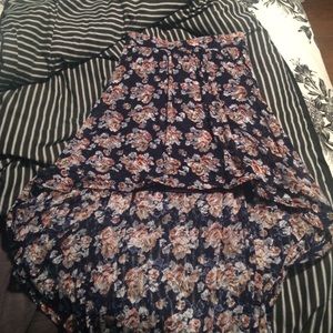 High low lace skirt