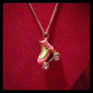 Roller skate necklace