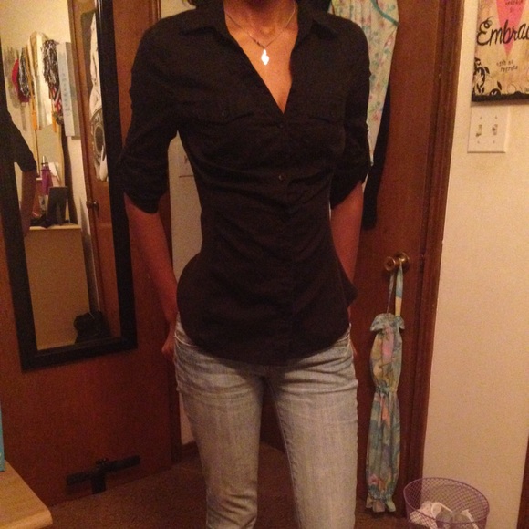 Button down shape holder shirt
