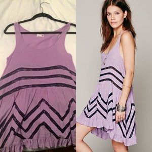 Free People Lace Trapeze Slip