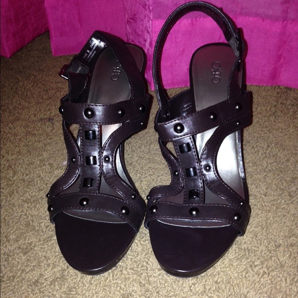 Brown heels