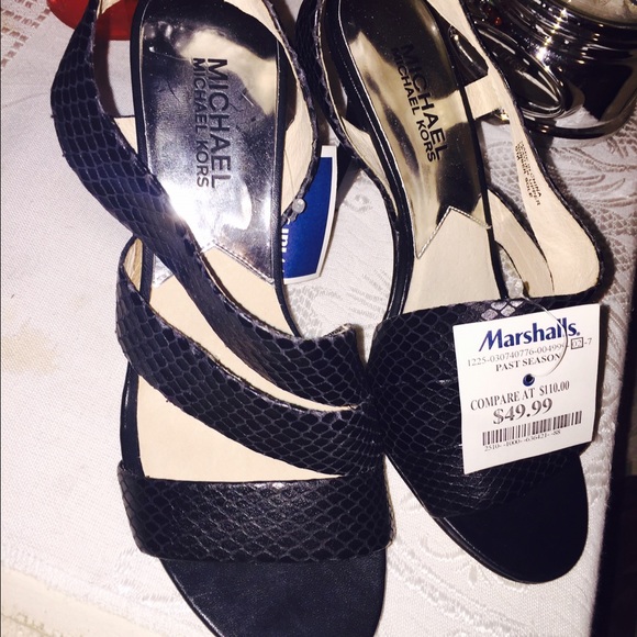 Snakeskin Michael Kors Heels