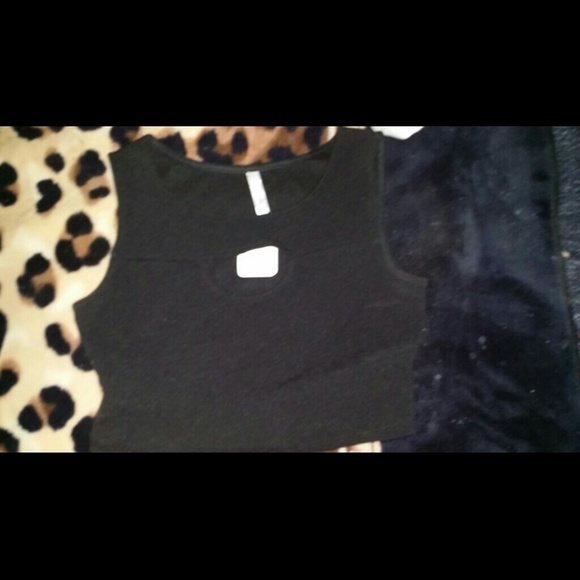 Open crop top