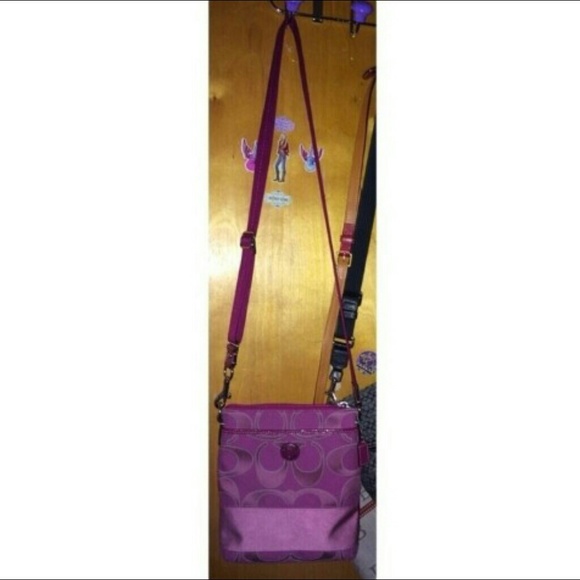 Authentic Pink Crossbody COACH Purse