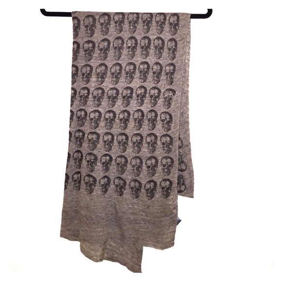 John Varvatos Skull Scarf