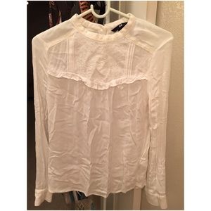 Vintage/long sleeve white H&M blouse