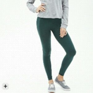 Forever 21 green knit leggings