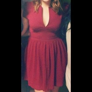 Merlot colored dress