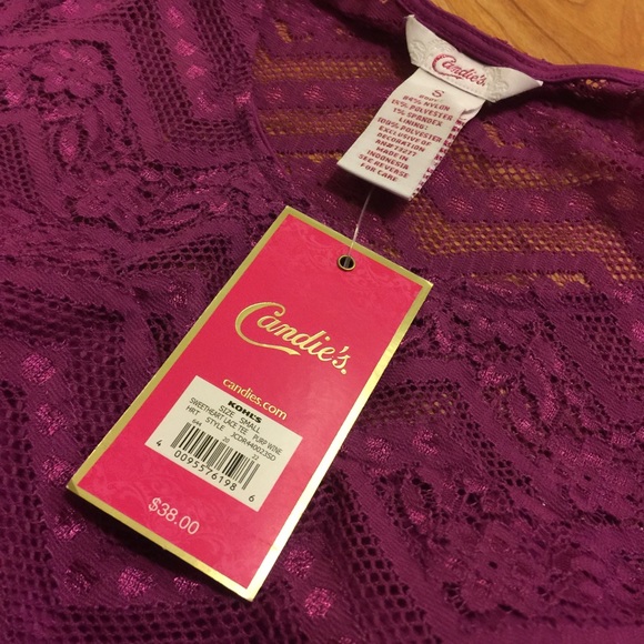 🎈PRICE REDUCED🎈NWT Candie's Magenta Top - Picture 3 of 3