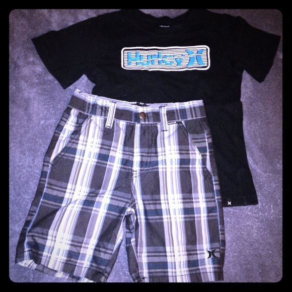Hurley Boys Shorts & Shirt