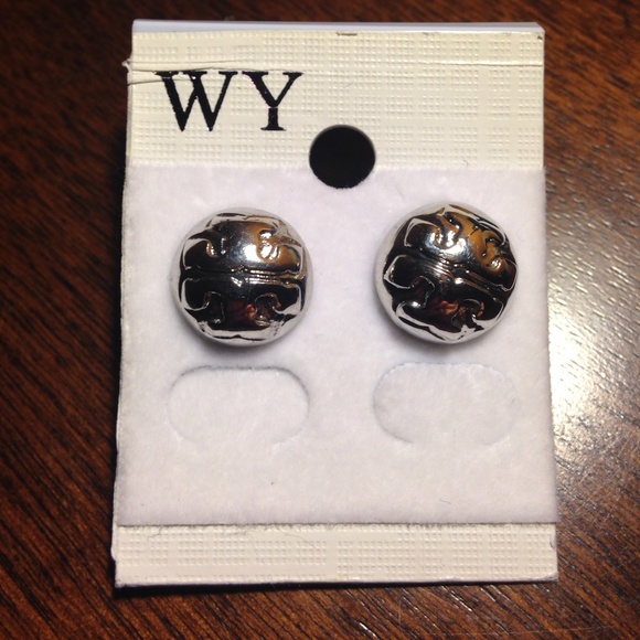 Tory Burch inspired silver studs