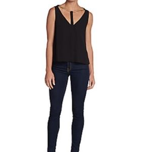 Bcbgmaxazria t-strap top