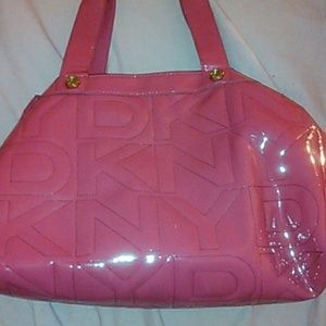 pink DKNY purse