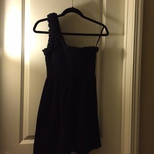 Juicy Couture Black Terry Dress w/ Rosette