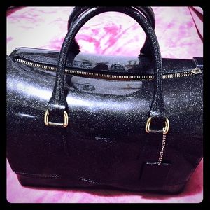 Black Furla inspired candy bag