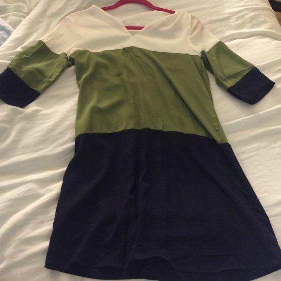 Preppy color block shift dress - Picture 1 of 1