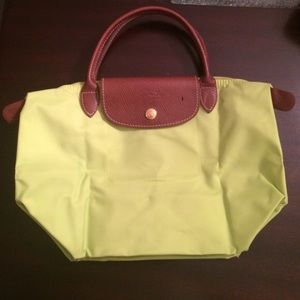 Mini Lime green Longchamp bag