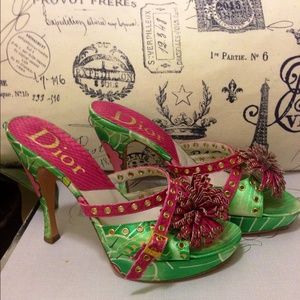 RunwayChristian Dior Koi fish heels 😍 authentic