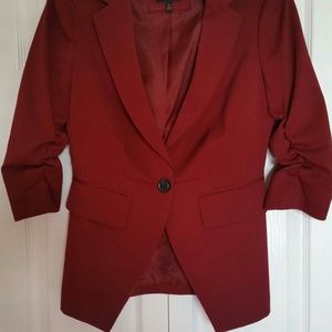 Red blazer