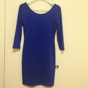 Royal Blue Bodycon Dress