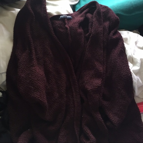 Brandy Melville Maroon Cardigan