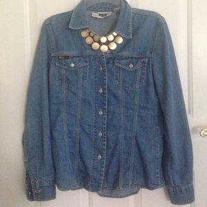 DKNY slim fit denim shirt