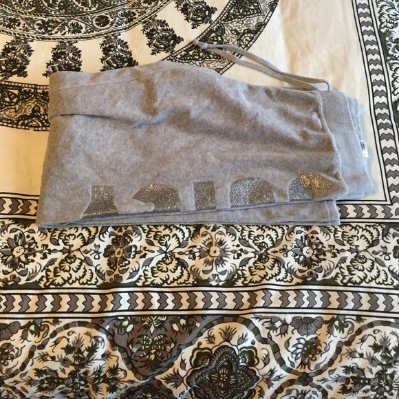 Gray sweatpants