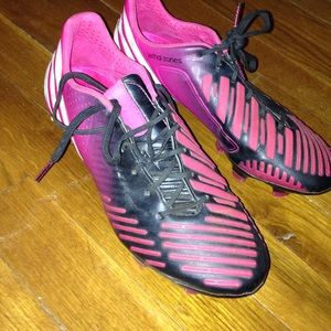 Adidas cleats worn once!