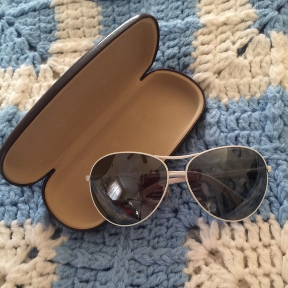 D&G White Aviators